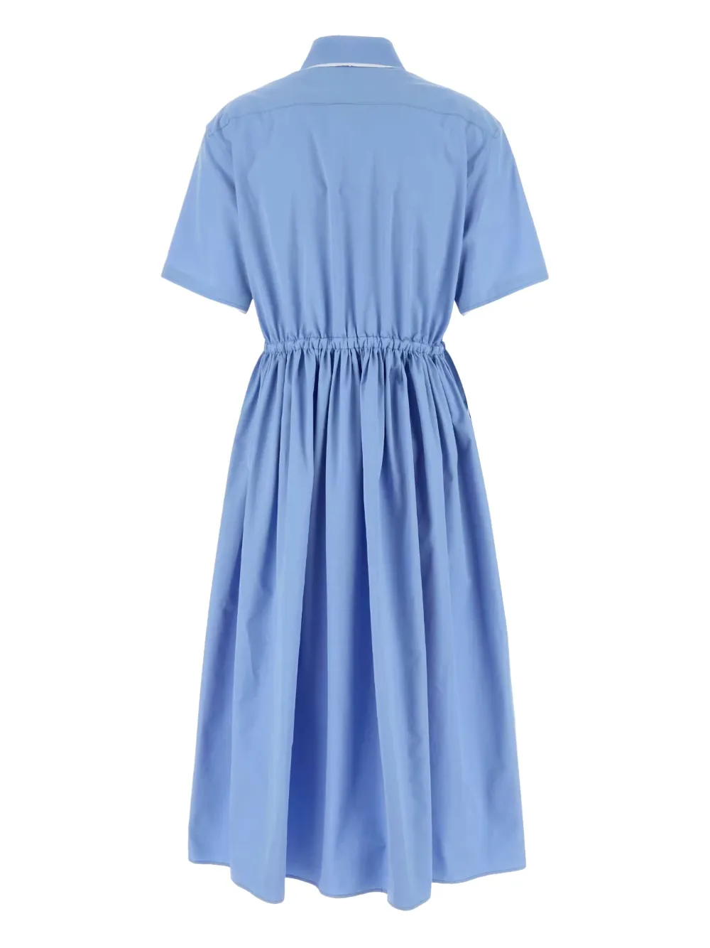 Miu Miu poplin shirt dress - Blauw