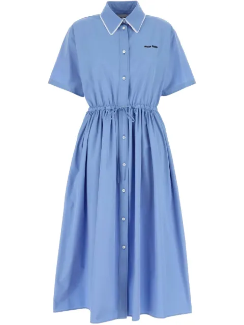 Miu Miu poplin shirt dress