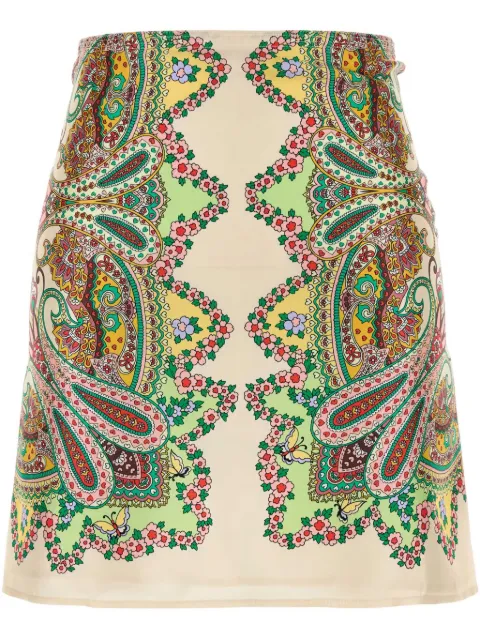 ETRO graphic-print mini skirt 