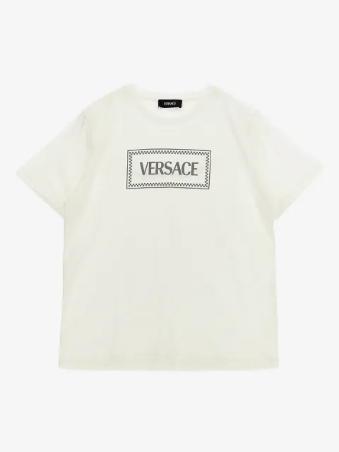 Versace Kids t-shirt à logo 90's
