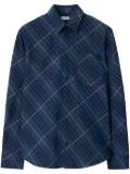 Burberry check shirt - Blue