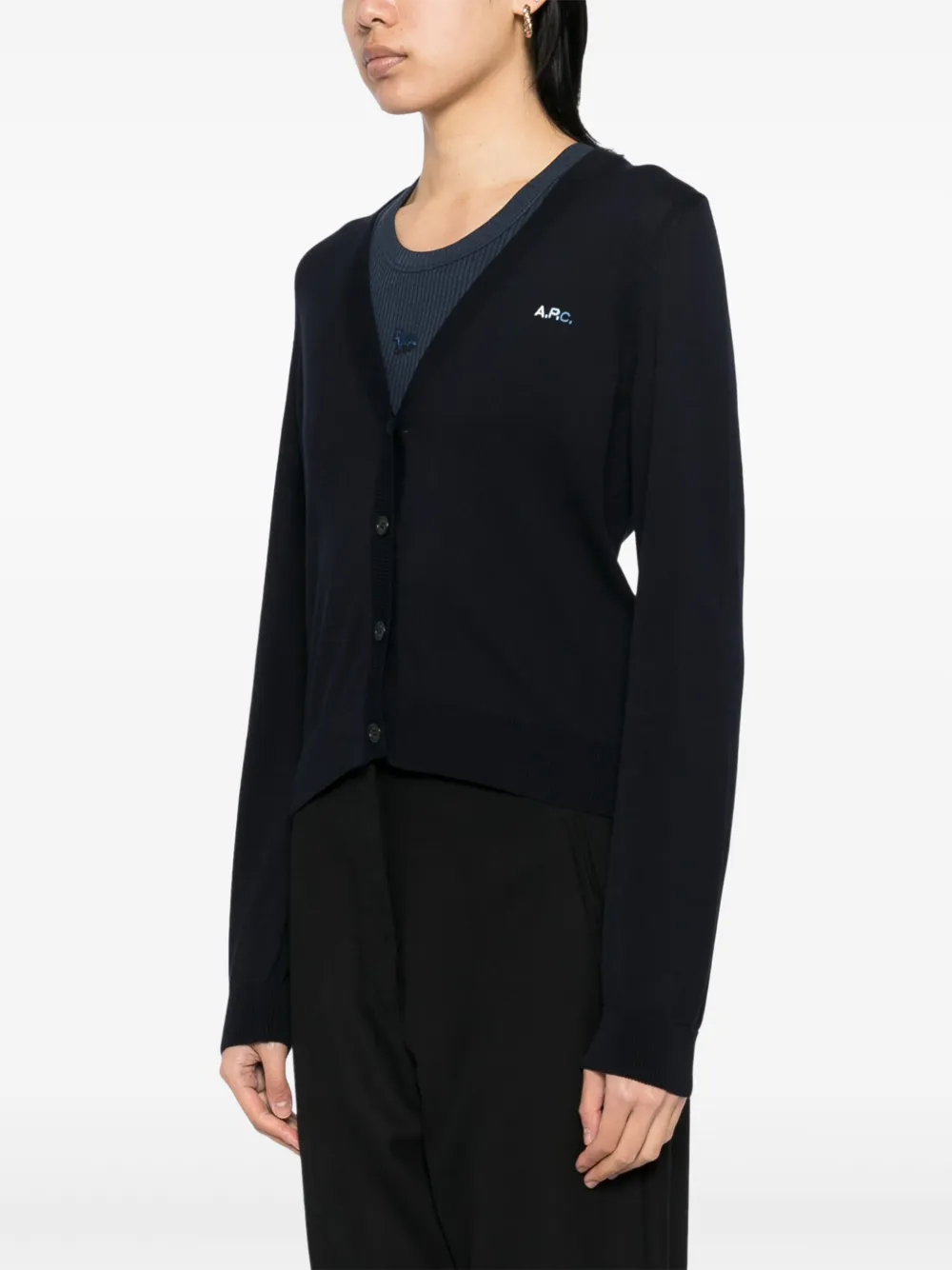 A.P.C. Josephine vest Blauw