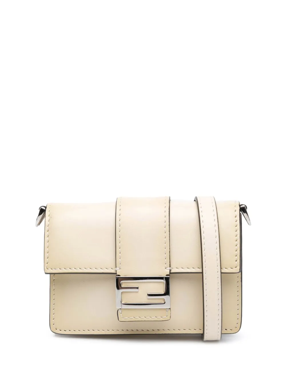 2010-2024 Micro Leather Flat Baguette crossbody bag