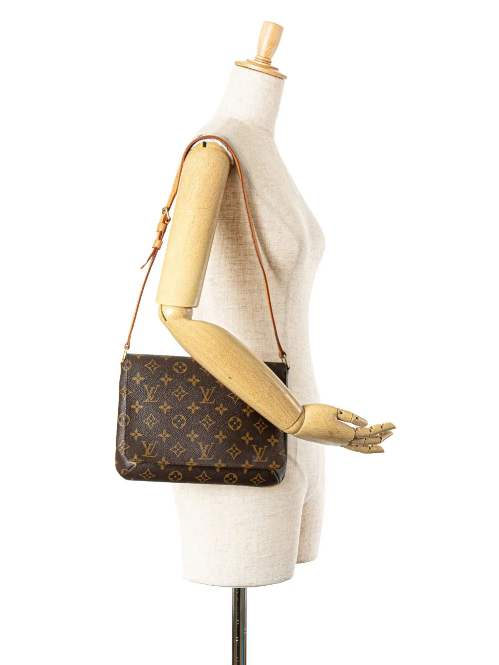 Louis Vuitton Pre-Owned 2001 Monogram Musette Tango Short Strap shoulder bag - Bruin