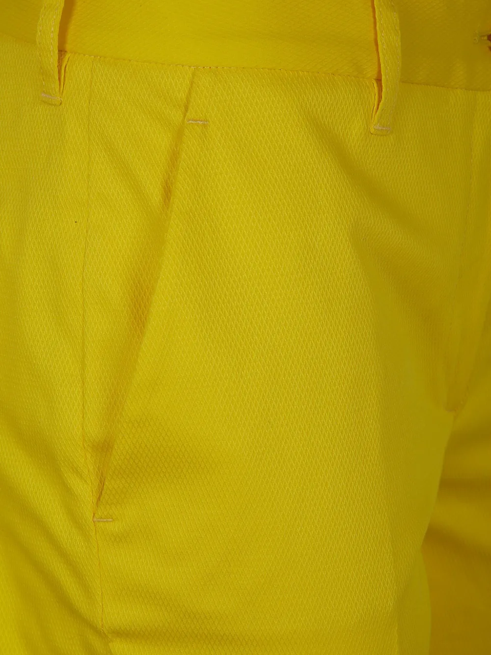 ASPESI Katoenen broek Geel