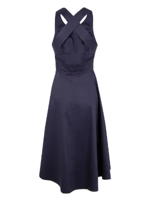 オールインワン・サロペット Aspesi Long Wrap Dress In Blue Satin Aspesi Satin Long Wrap Dress in Blue | Lyst