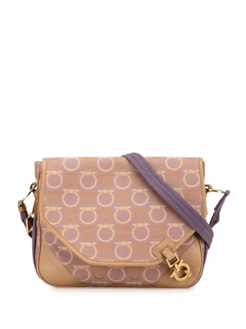 Ferragamo Pre-Owned bolsa crossbody Gancini Canvas 2000-2024