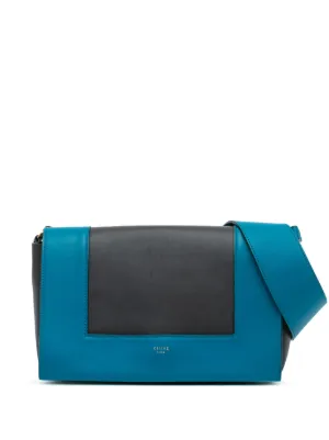 Celine Pre-Owned 2012 バイカラー ラムスキン ソロ クラッチバッグ