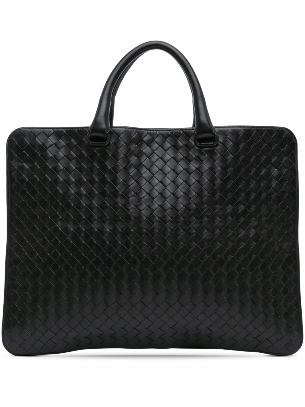 2012-2024 Leather Intrecciato Briefcase business bag