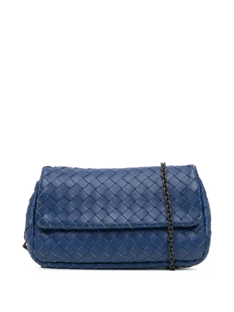 Bottega Veneta Pre-Owned 2012-2024 Intrecciato Chain Flap crossbody bag