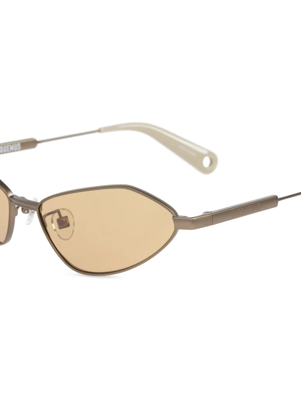 Jacquemus JAC68 zonnebril Zilver