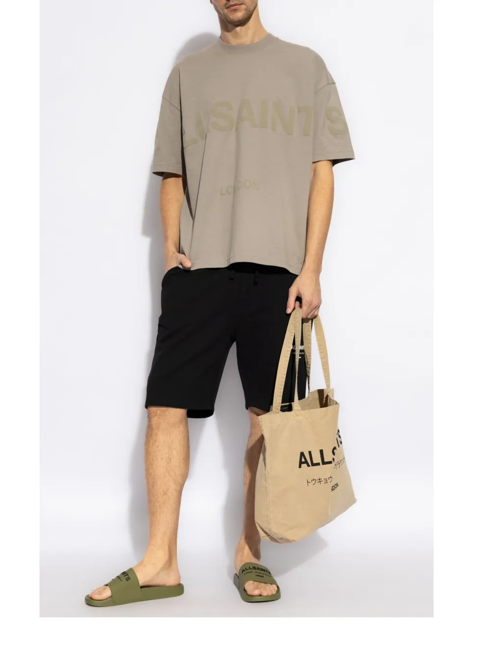 AllSaints Underground shorts - Zwart