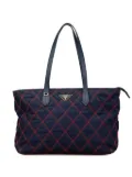 Prada Pre-Owned 2013-2024 Tessuto Impuntu tote bag - Blue