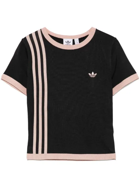 adidas knitted 3-Stripes T-shirt