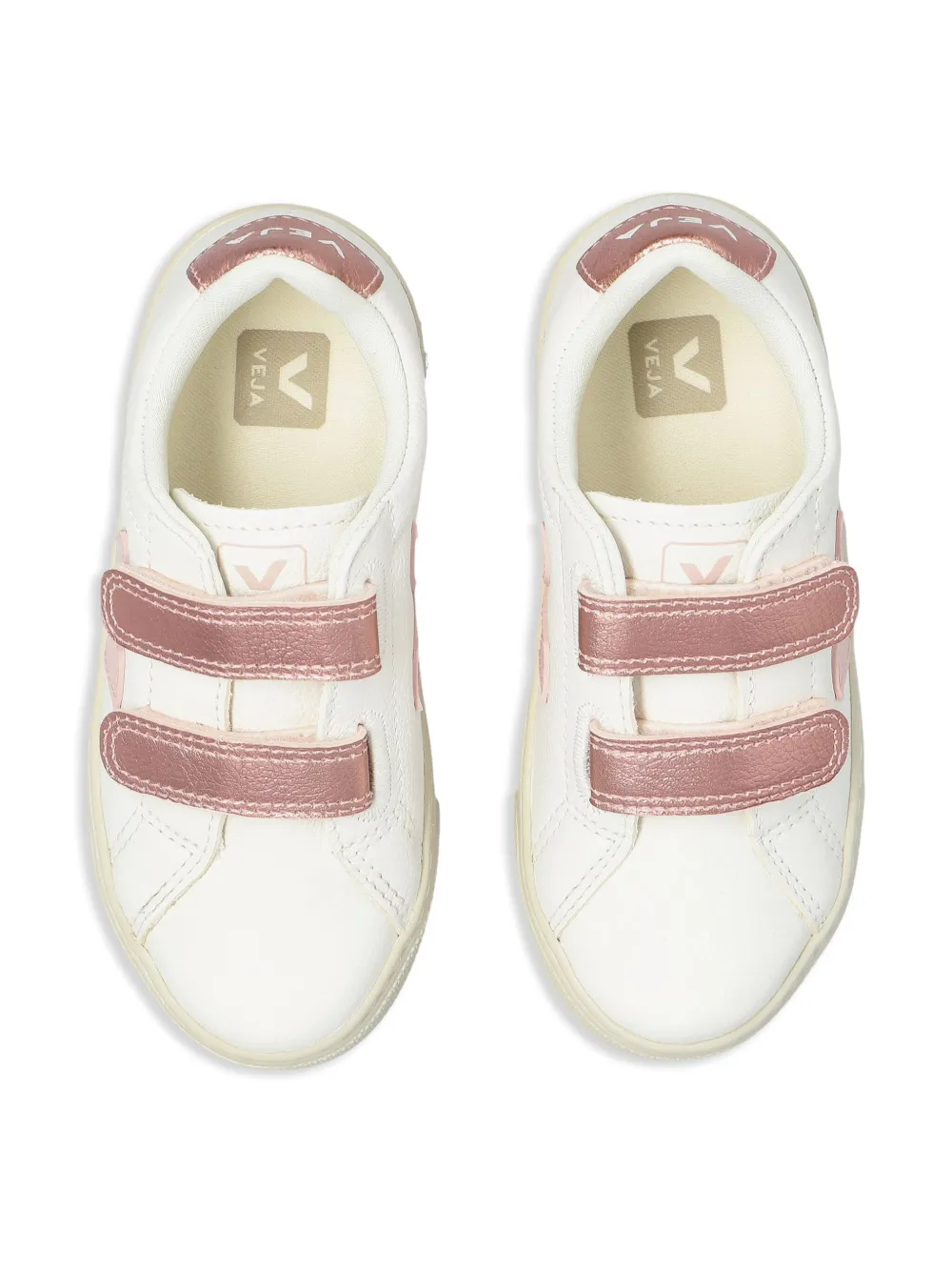 VEJA Kids Sneakers met logopatch Wit