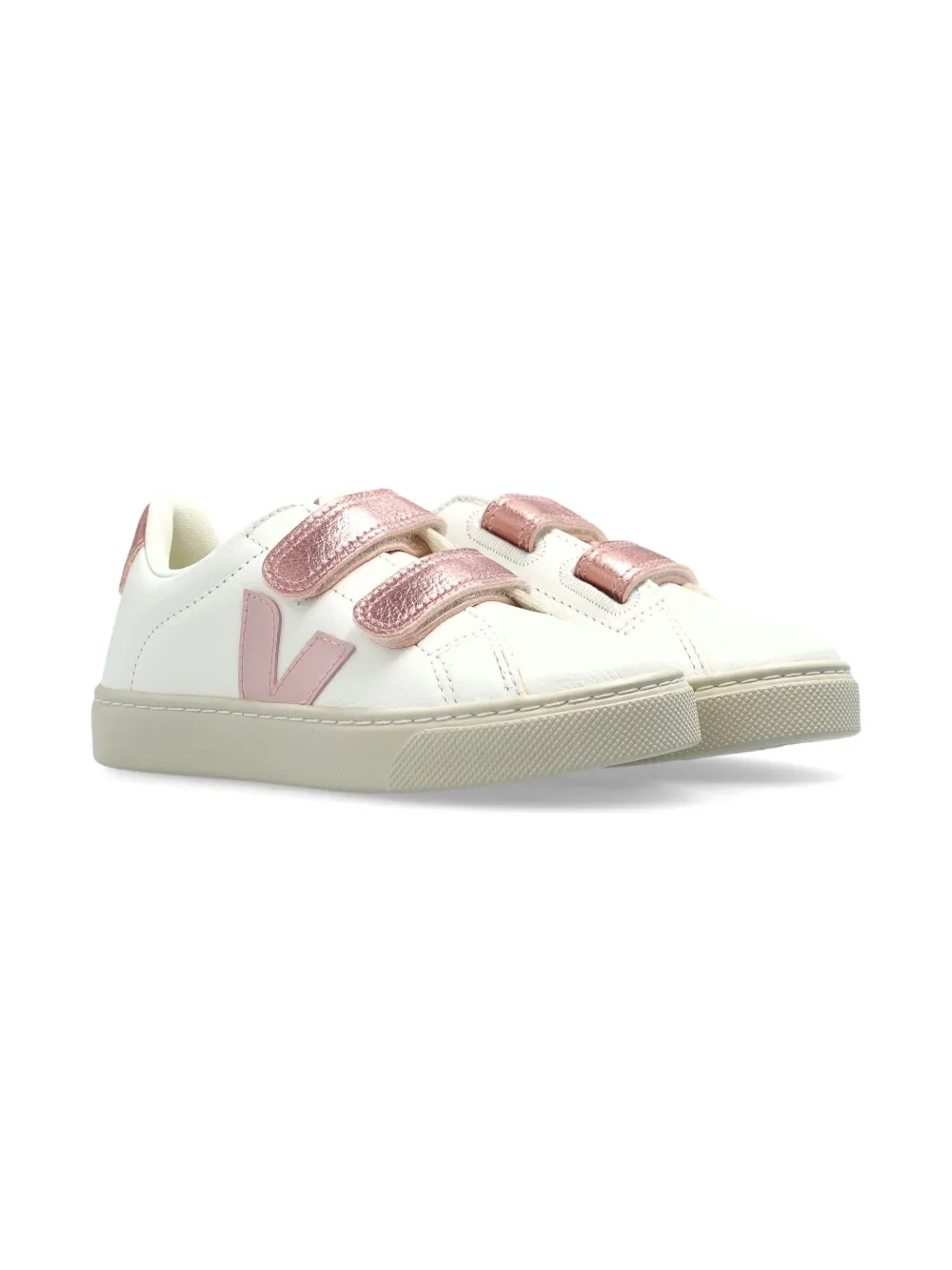 VEJA Kids Sneakers met logopatch Wit