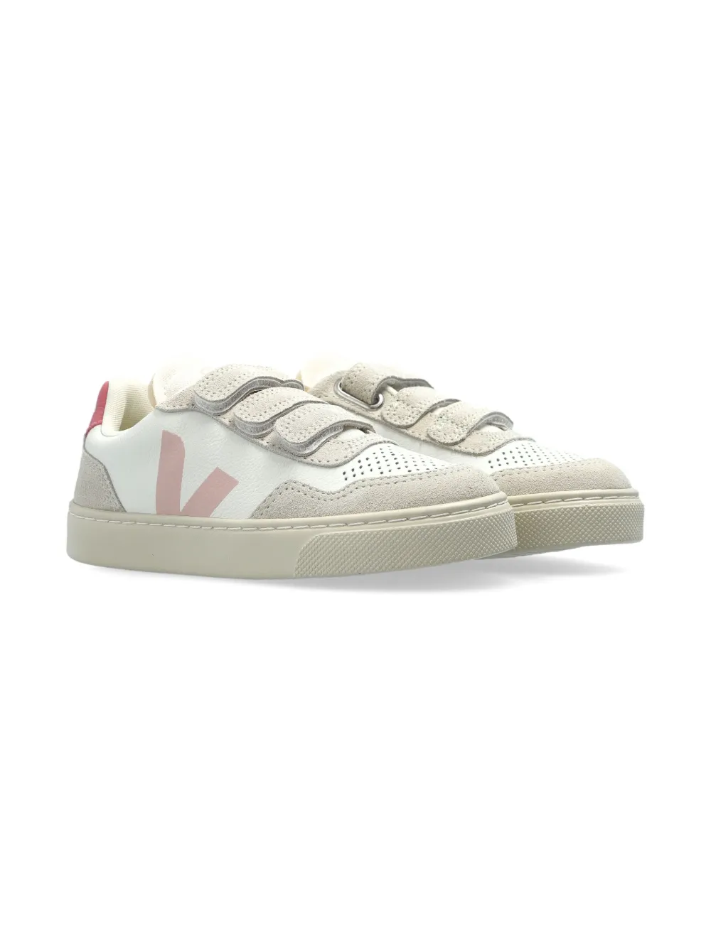 VEJA Kids logo-patch sneakers White