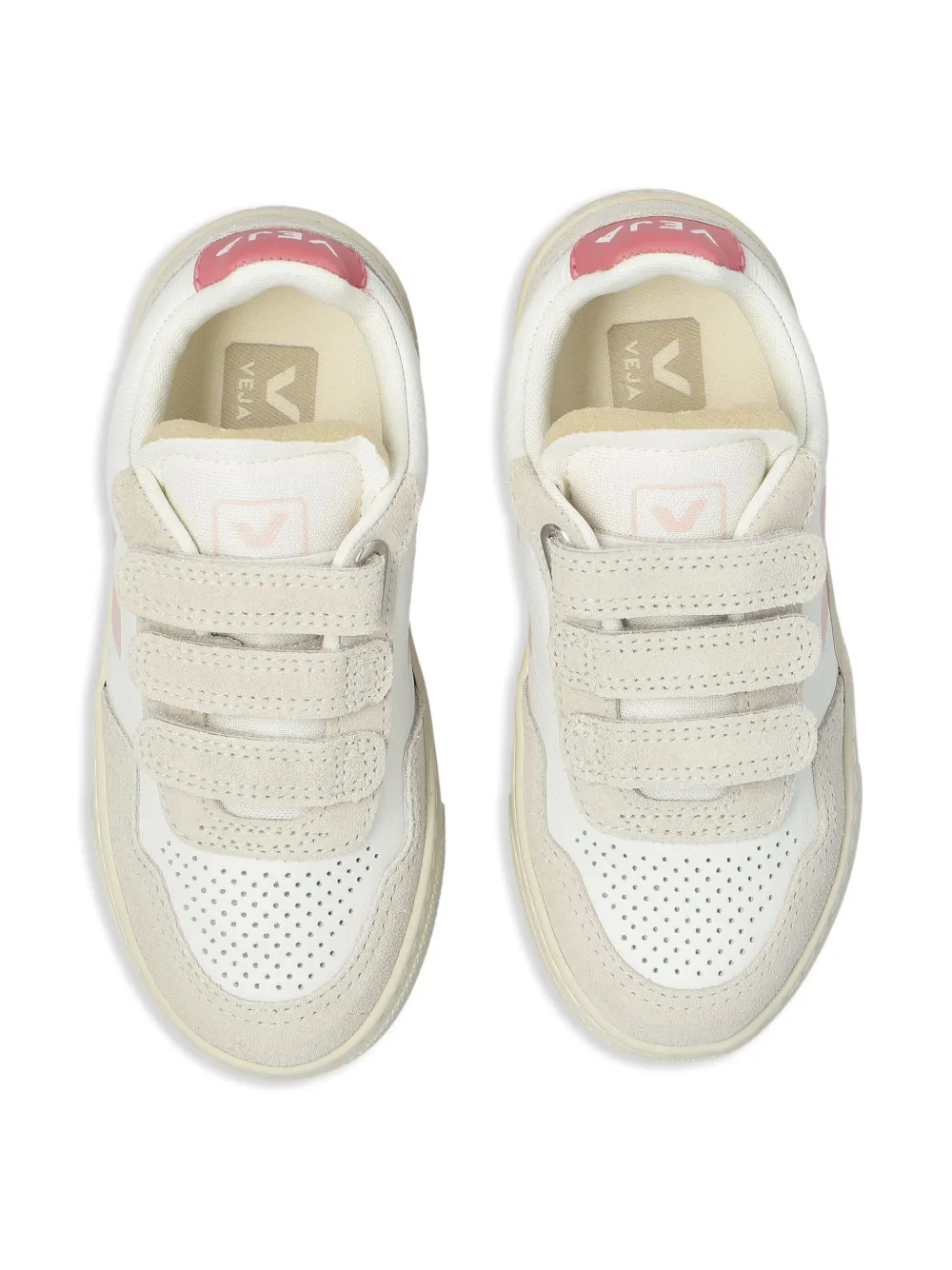 VEJA Kids logo-patch sneakers White