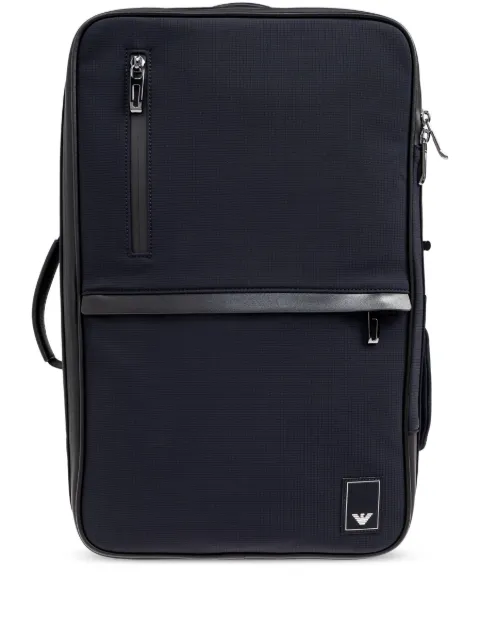 Emporio Armani logo backpack