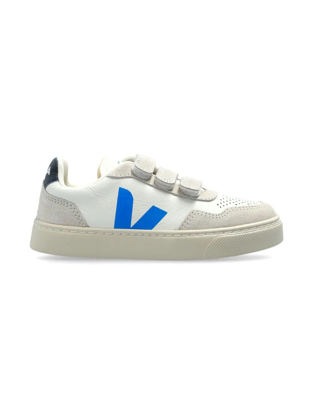 VEJA Kids logo-patch sneakers - Wit