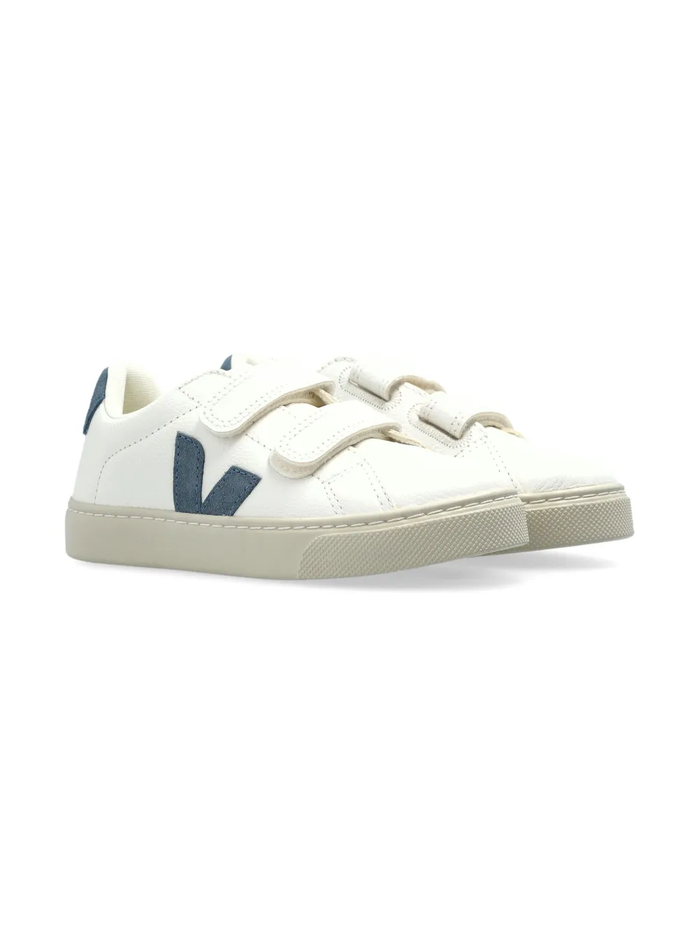 VEJA Kids logo-patch sneakers White