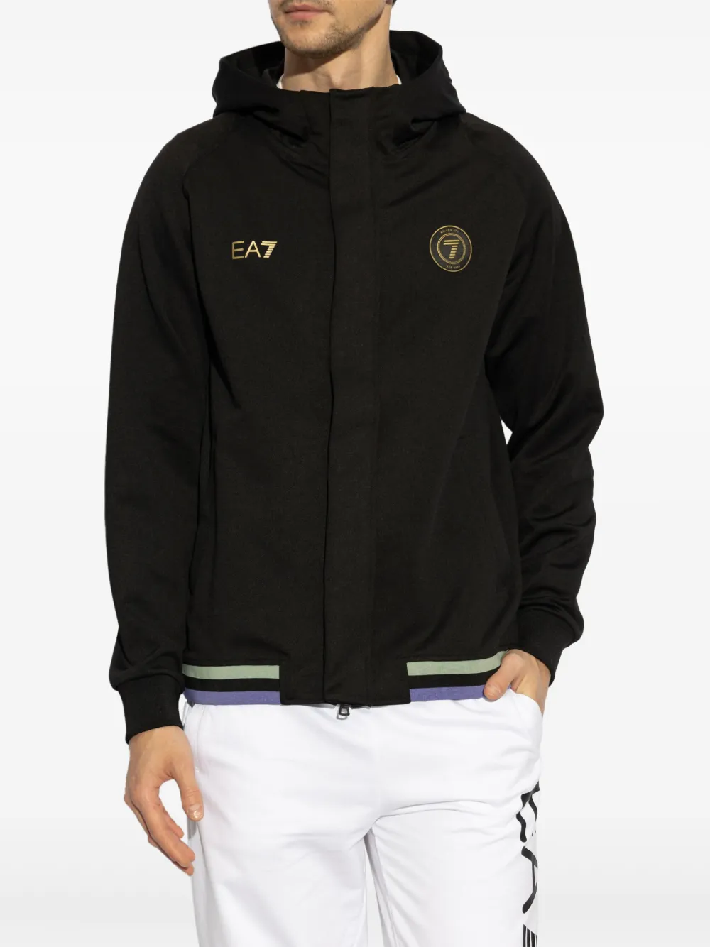 Ea7 Emporio Armani Jack met logoprint Zwart