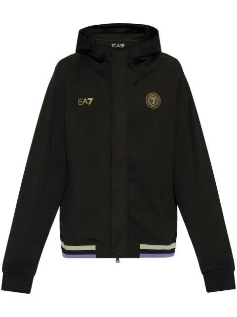 Ea7 Emporio Armani Jaqueta com estampa de logo