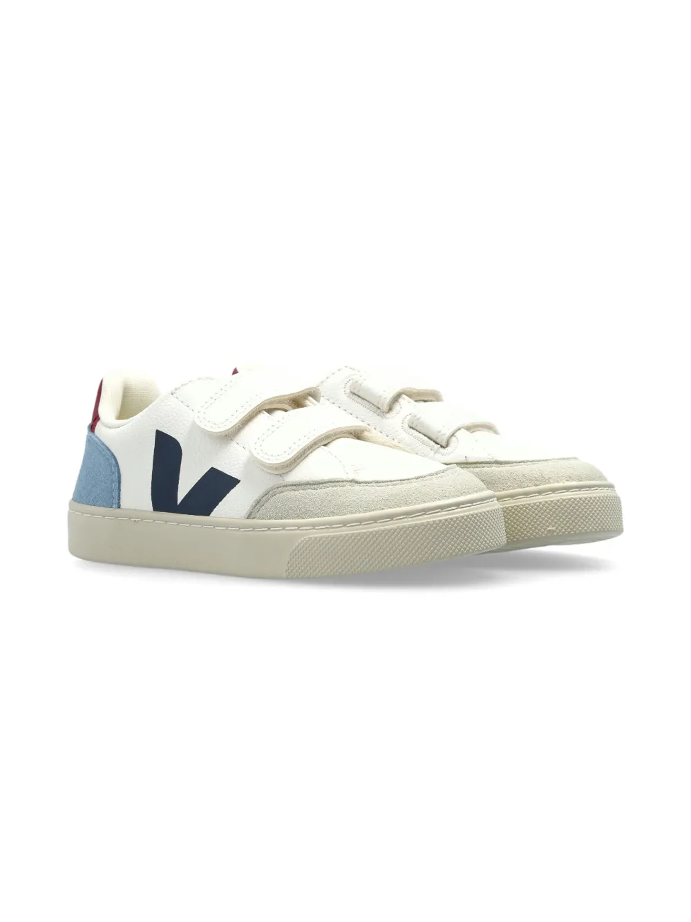 VEJA Kids logo-patch sneakers White