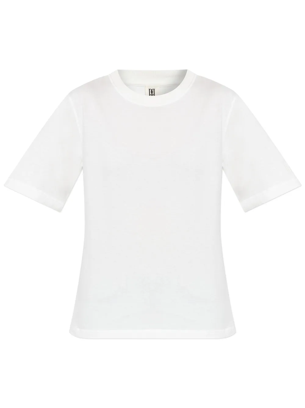 logo-embroidered T-shirt