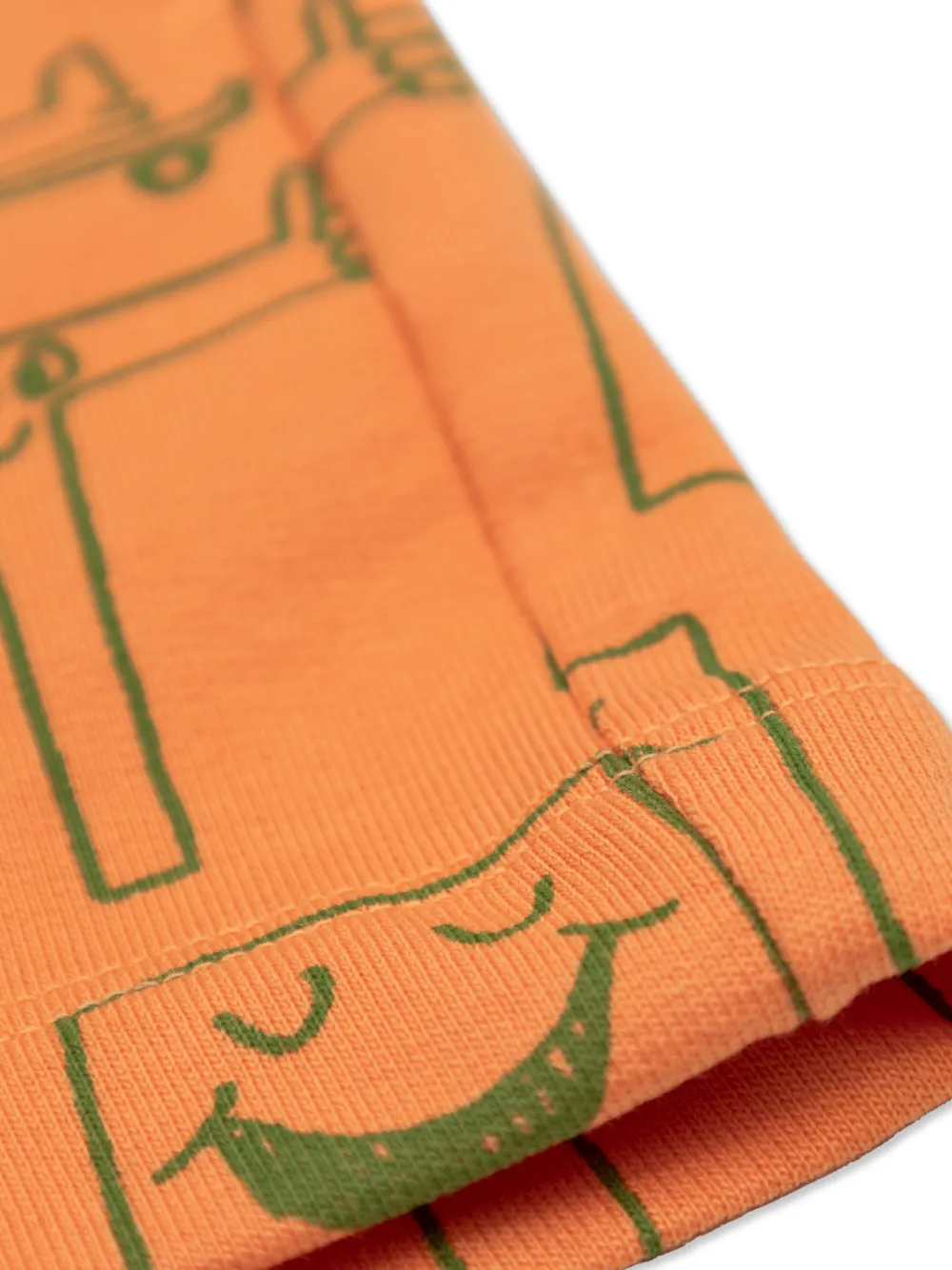Stella McCartney Kids Shorts met print Oranje