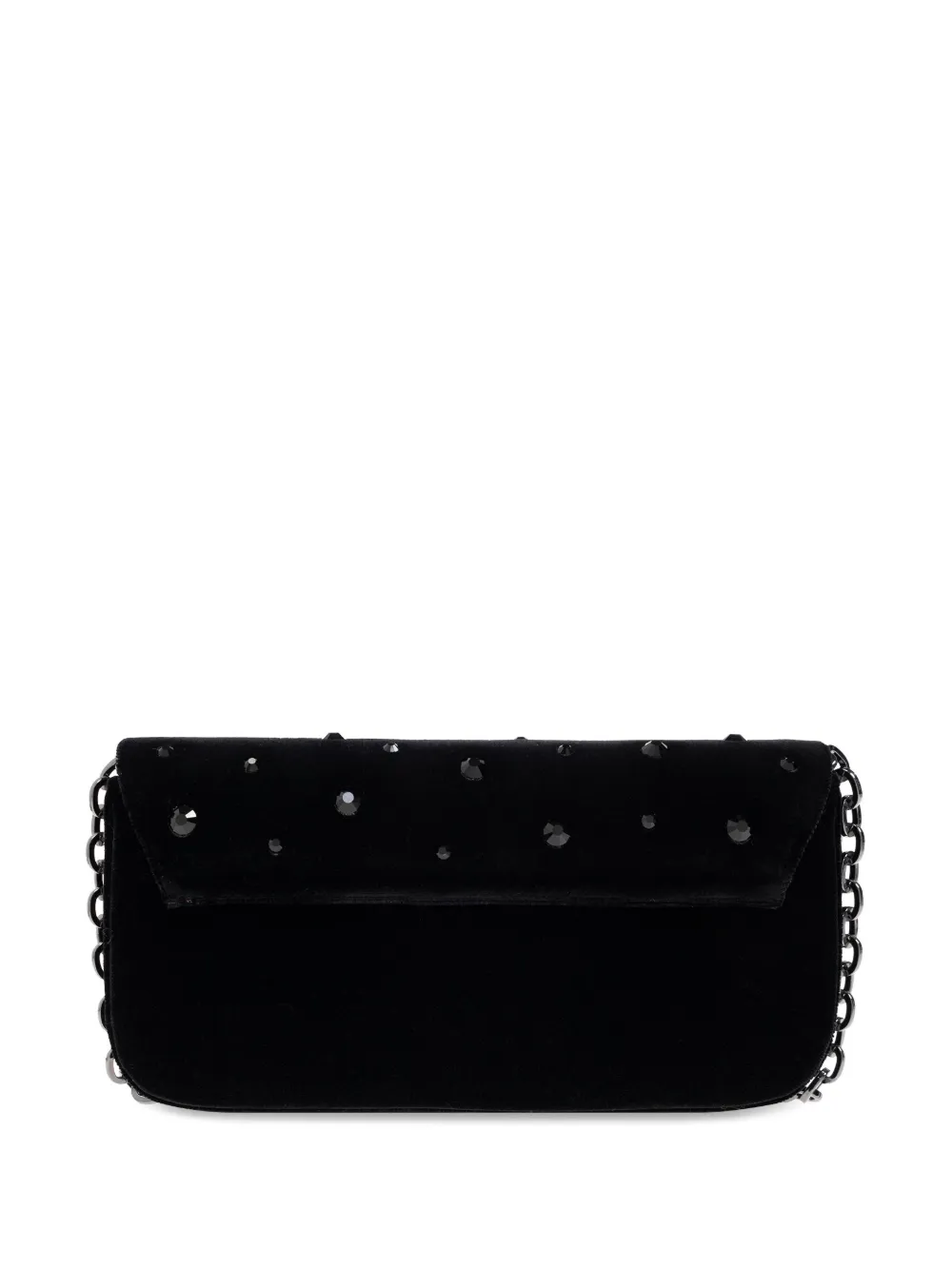 Emporio Armani Schoudertas met logoplakkaat Zwart