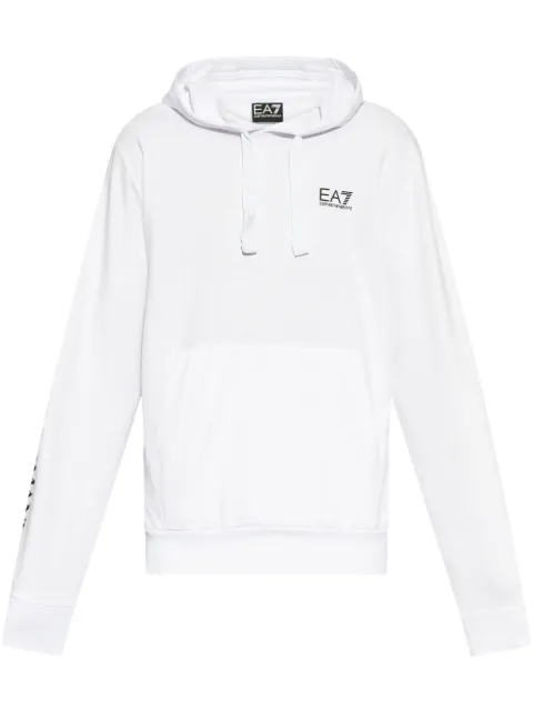 Ea7 Emporio Armani logo-print hoodie