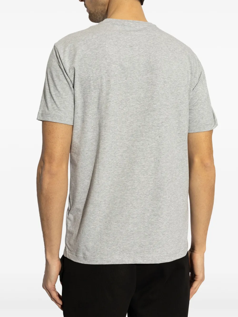 Ea7 Emporio Armani T-shirt met logo-applicatie Grijs