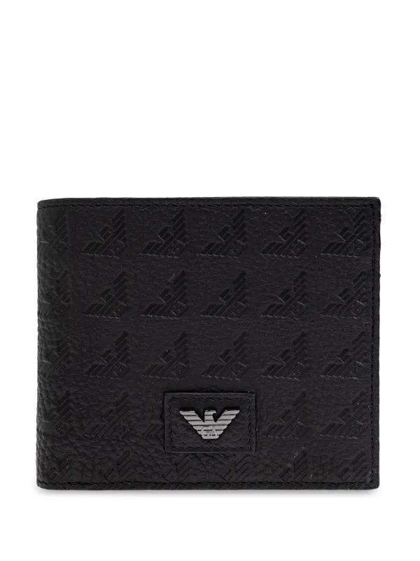 ✨️未使用級✨️ EMPORIOARMANI 財布　レザー　ブラック Emporio Armani 財布 | ブラック | FARFETCH JP