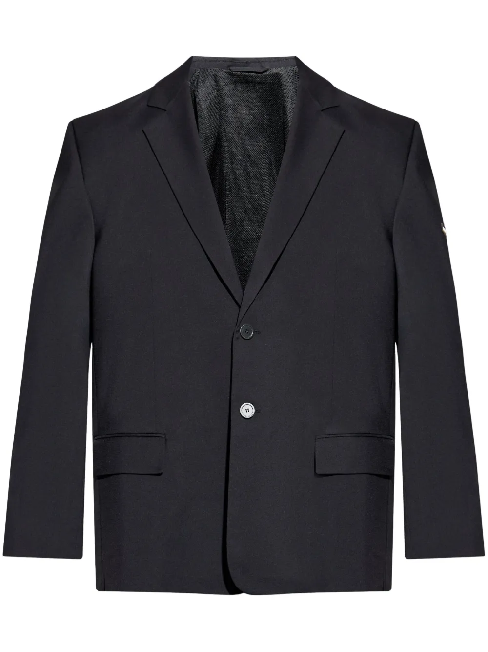 Balenciaga Blazer met enkele rij knopen Zwart