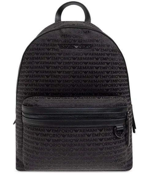 Emporio Armani jacquard backpack