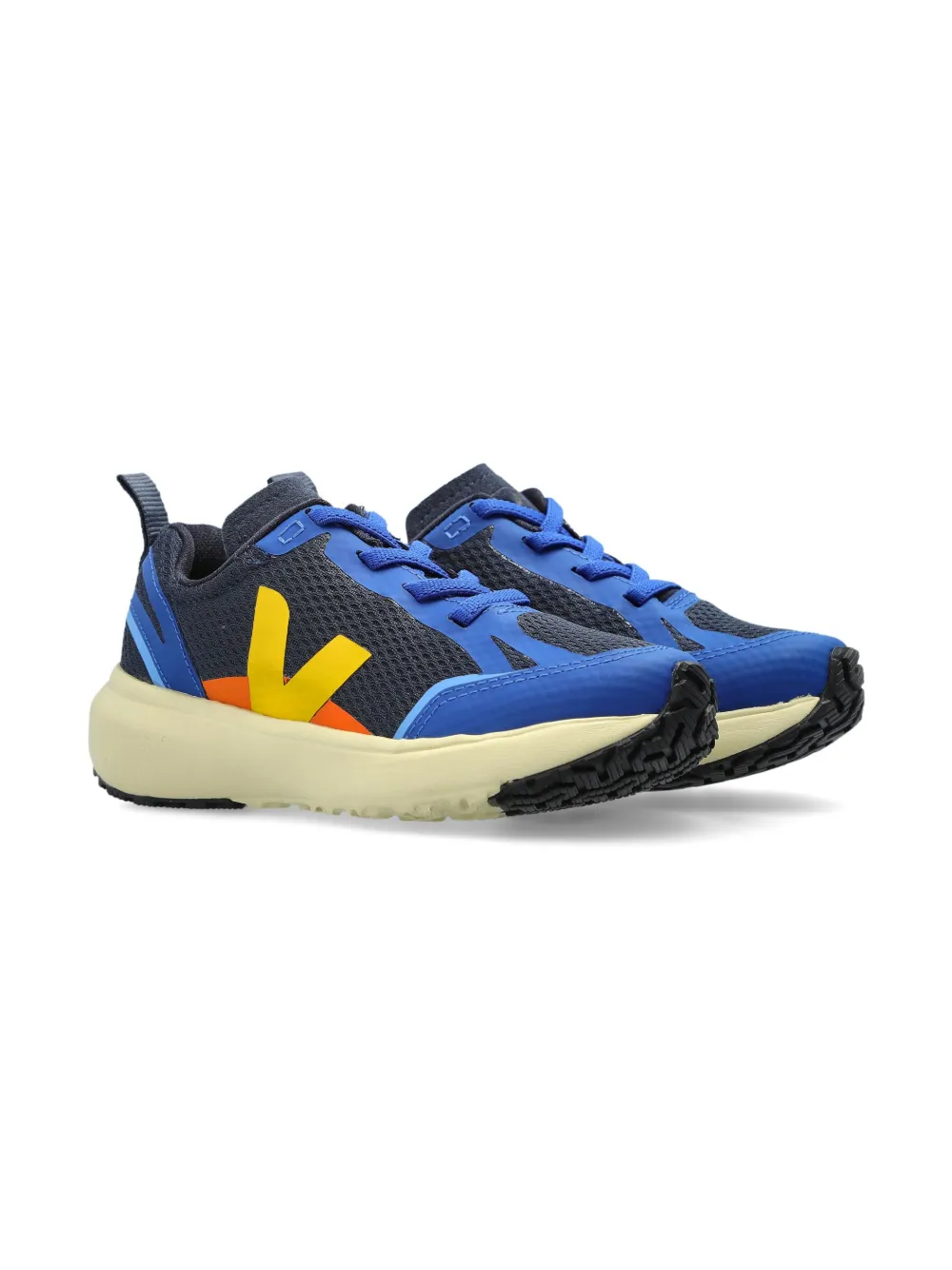 VEJA Kids Sneakers met logopatch Blauw