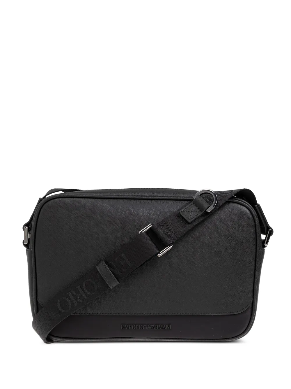 Emporio Armani Schoudertas met rits Zwart