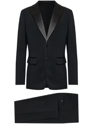 Dolce & Gabbana Martini-fit double-breasted Suit | Black | FARFETCH Dolce & Gabbana Martini-fit double-breasted Suit | Black | FARFETCH