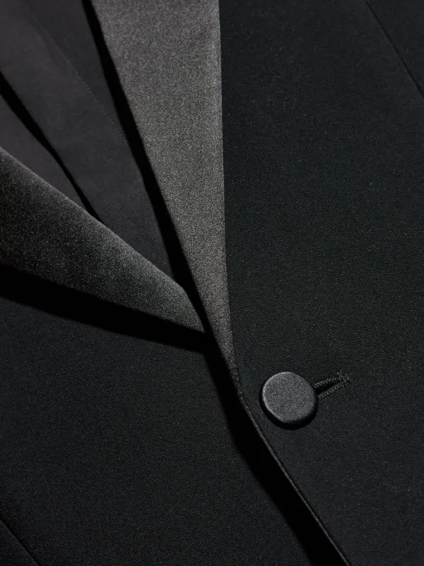 DSQUARED2 satin-detail Suit | Black | FARFETCH