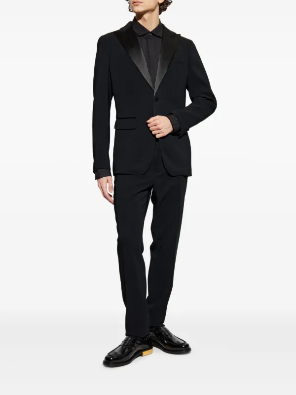 美品　DSQUARED2 （52） セットアップスーツ　シングル　フォーマル DSQUARED2 satin-detail Suit | Black | FARFETCH