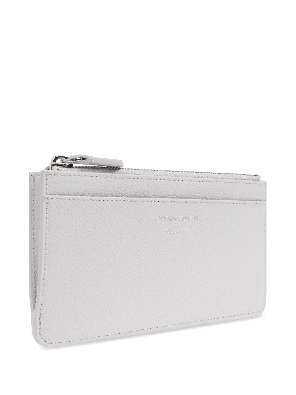 Emporio Armani Portemonnee met logo-reliëf Grijs
