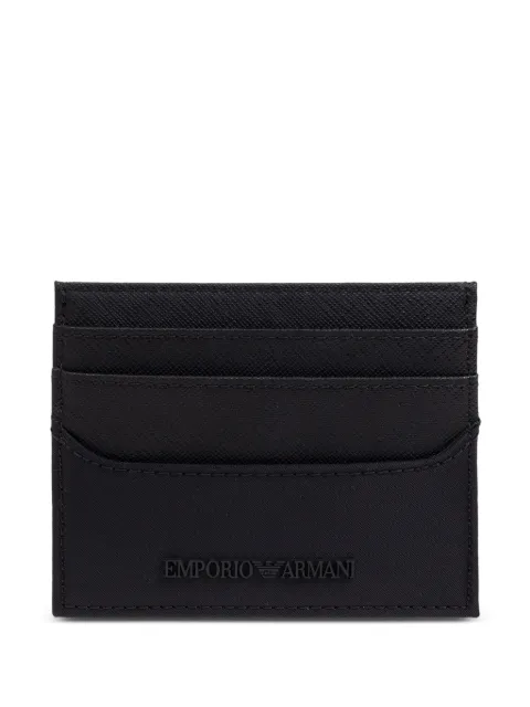 Emporio Armani tarjetero con letras del logo