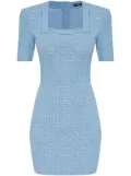 Balmain BB-jacquard mini dress - SPB BLUE