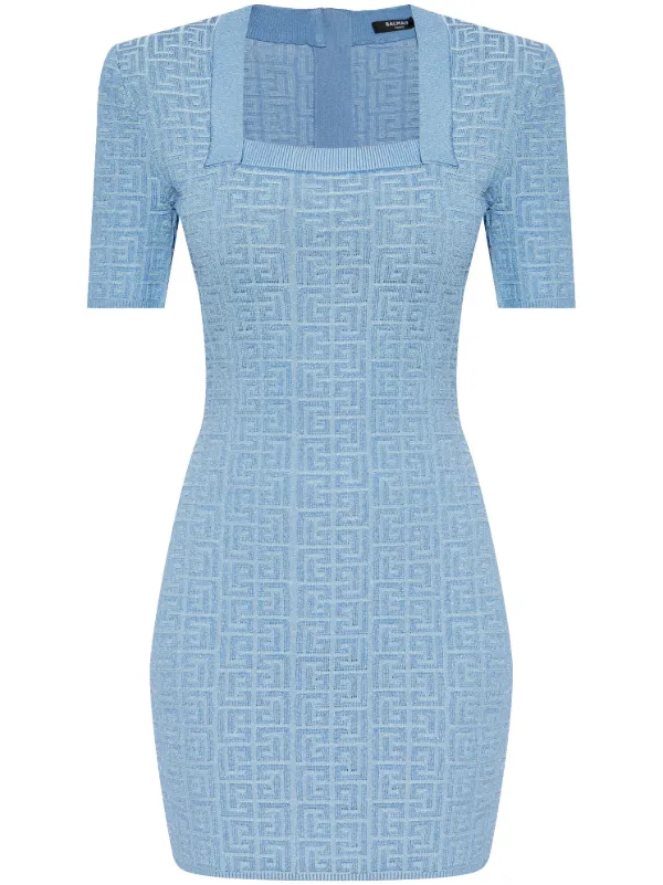 【関税&送料込み】Balmain Light Blue Viscose Blend Miniski 28547765_57918541_600.jpg