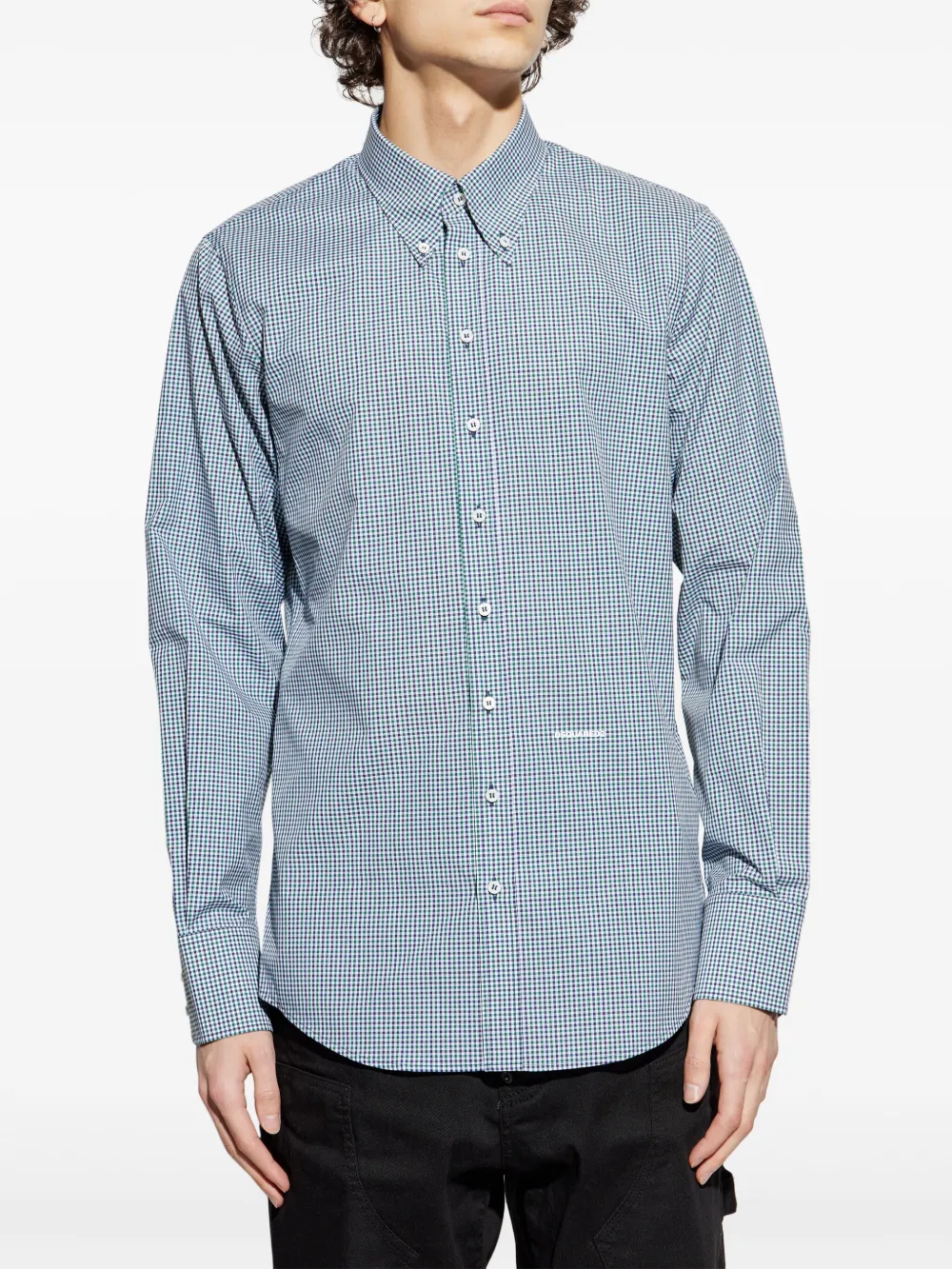 DSQUARED2 Katoenen overhemd Blauw