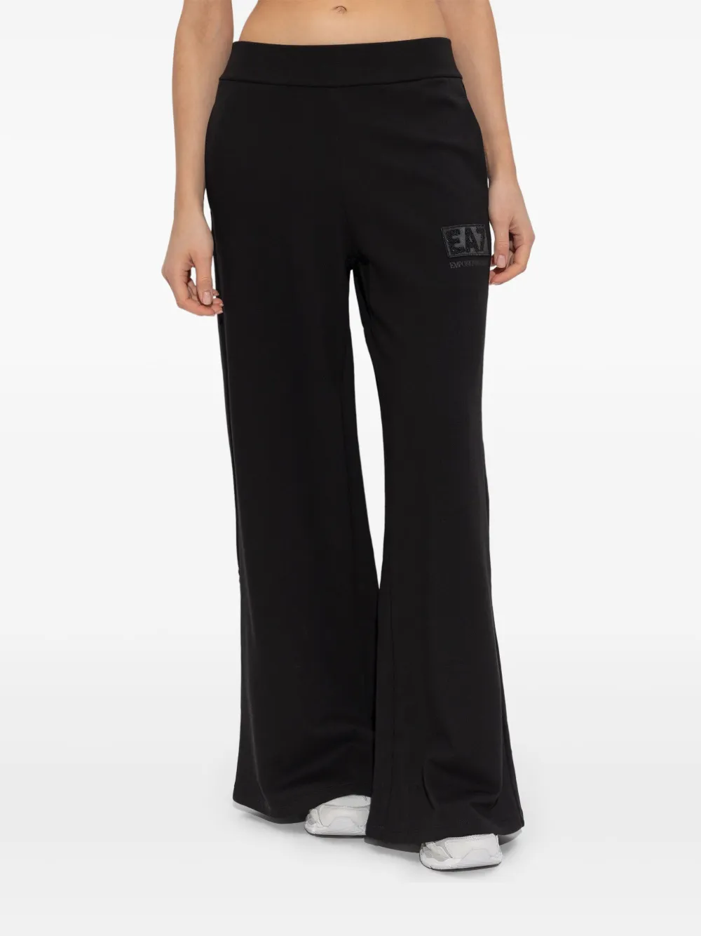 EA7 LOGO-PATCH SWEATPANTS