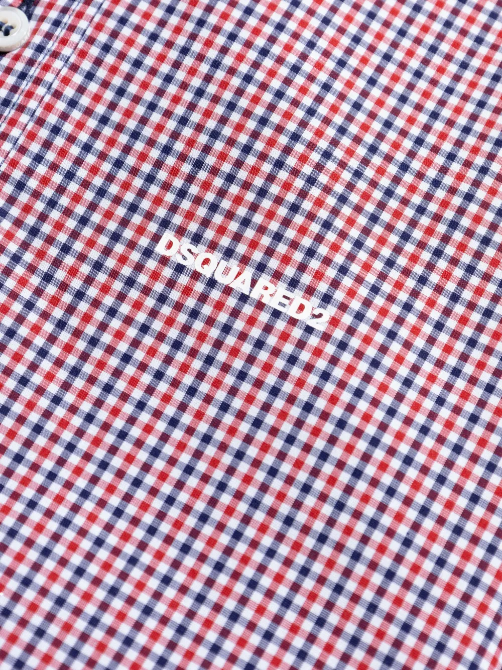 DSQUARED2 Katoenen overhemd Rood
