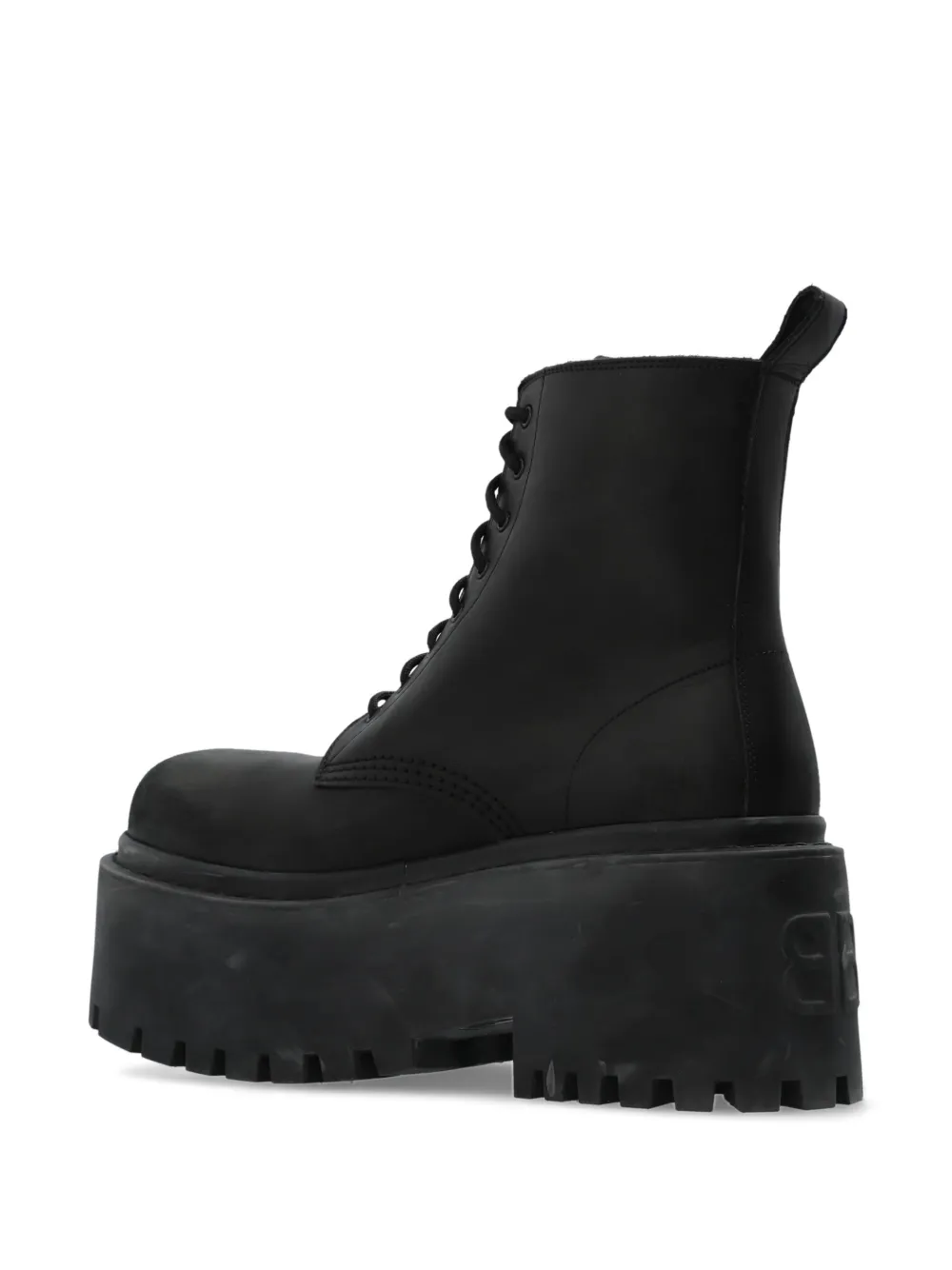 Balenciaga 80 mm Strike leren enkellaarzen Zwart