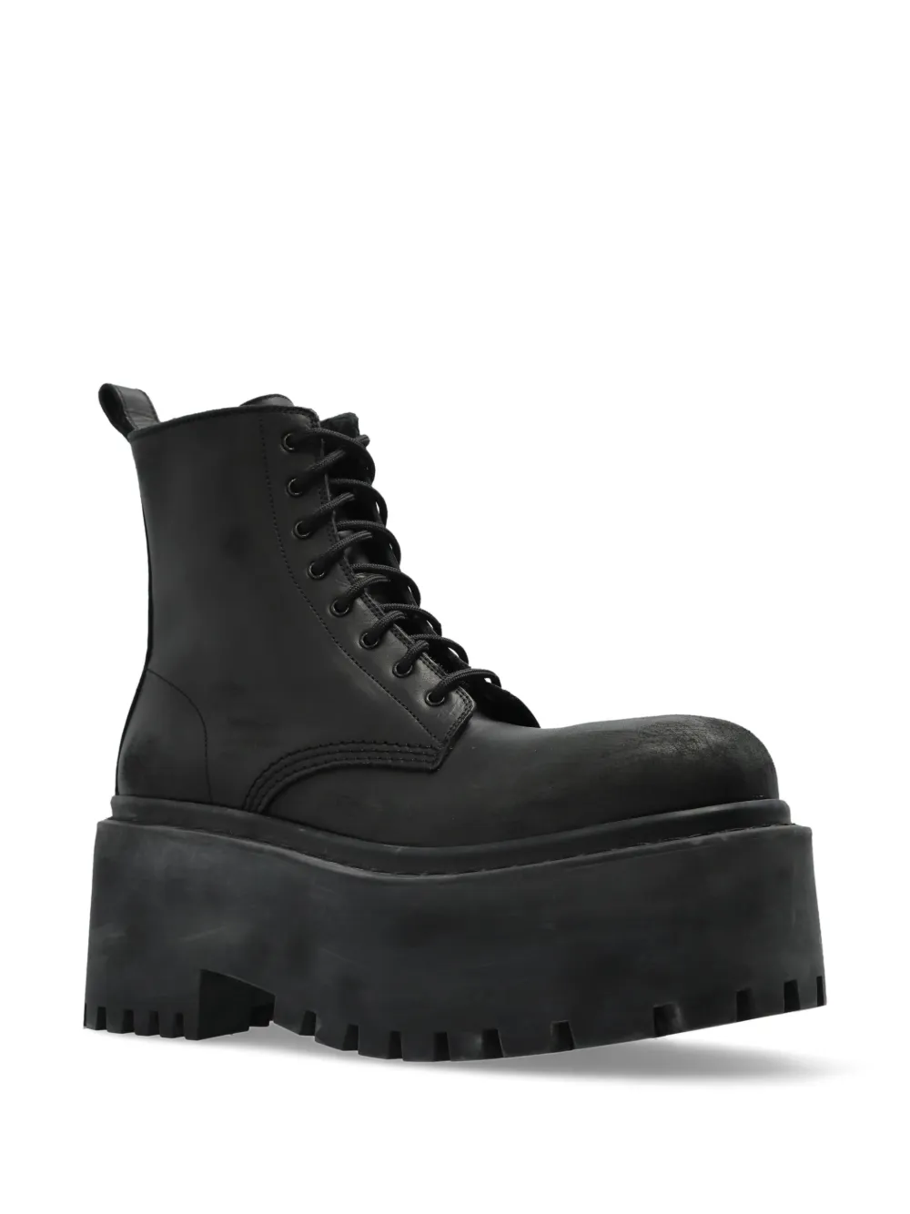 Balenciaga 80mm Strike leather ankle boots - Zwart